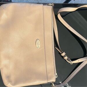Coach Tan Leather Crossbody Bag